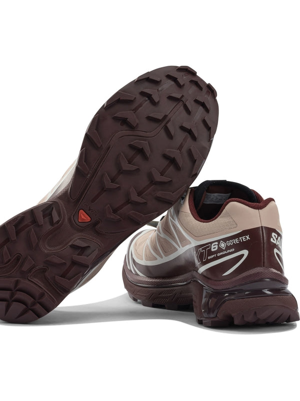 Salomon Beige Low Top Sneakers