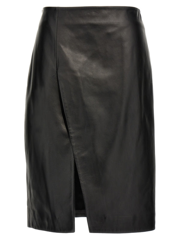 Ekare Leather
  Midi Skirt