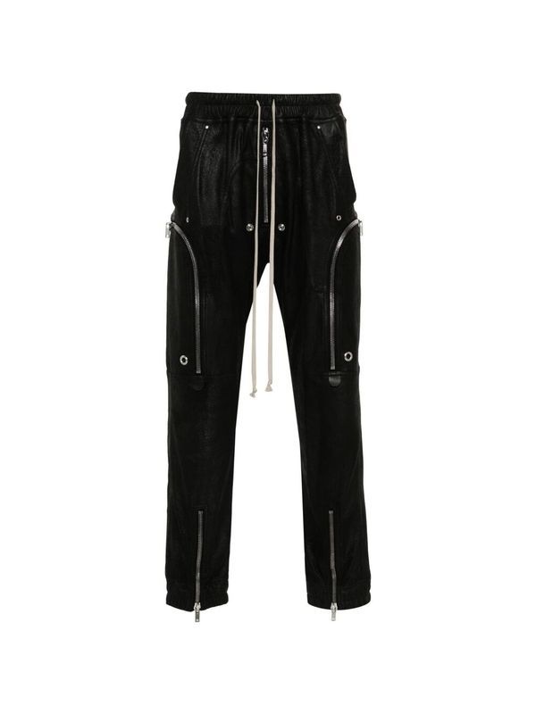 Bauhaus Leather Cargo Pants