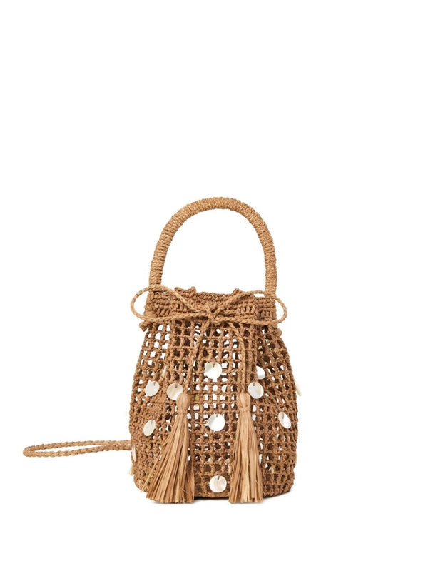 Alanui Beige Bucket Bag