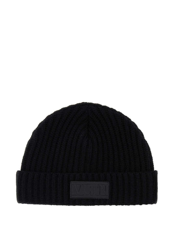 Vltn Logo Patch Rib Wool
  Beanie