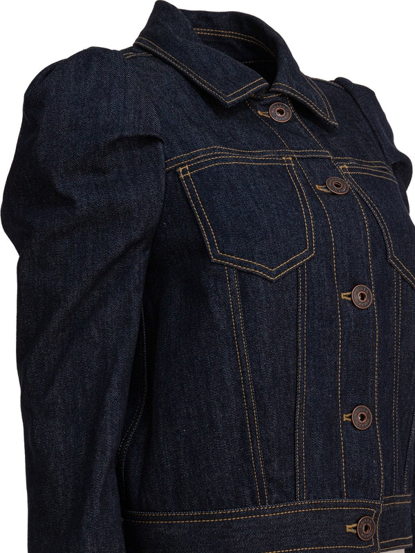 Alexander Mcqueen Blue Trucker