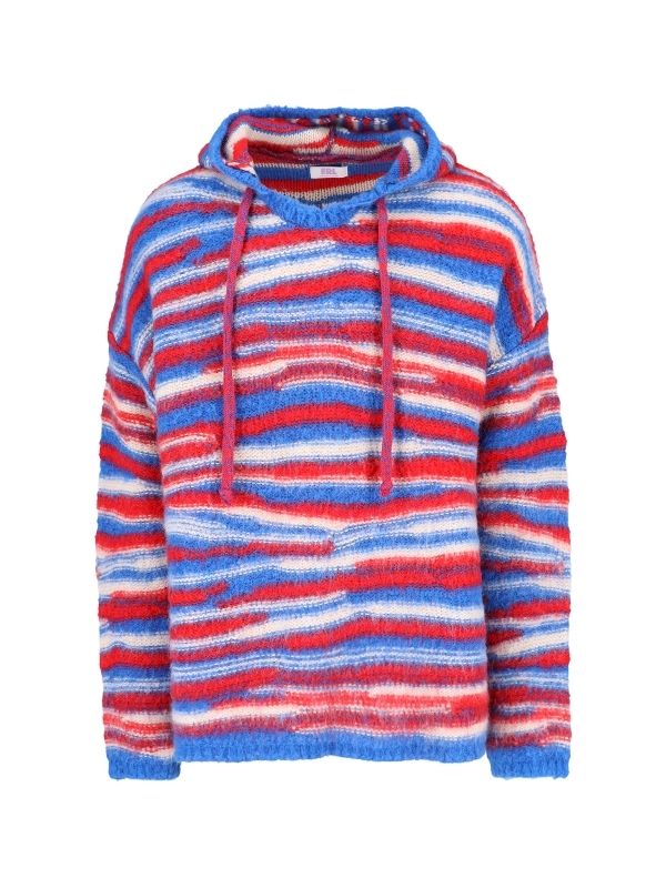 Stripe Knit Hood