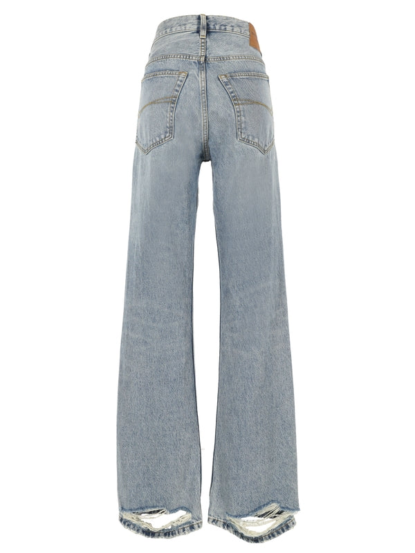 ストレートデニムパンツ