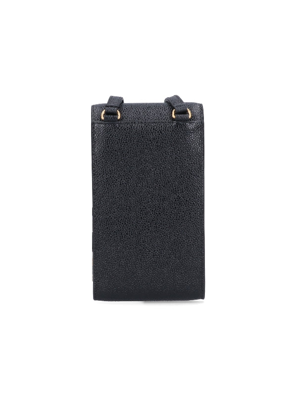 RWB Tab Pebbled Leather Phone Holder Bag