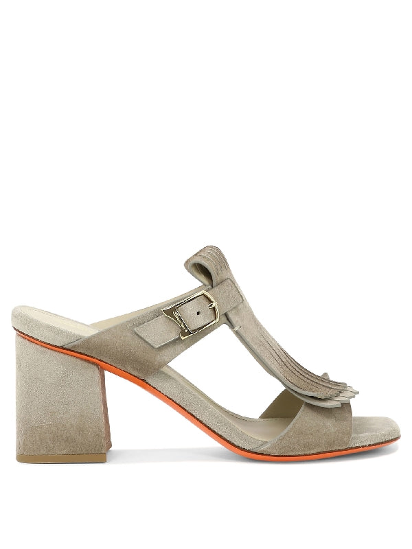 Dua Suede Sandal Heel