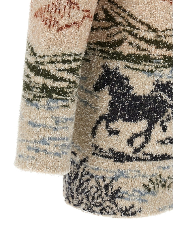 Alanui Beige Cardigans