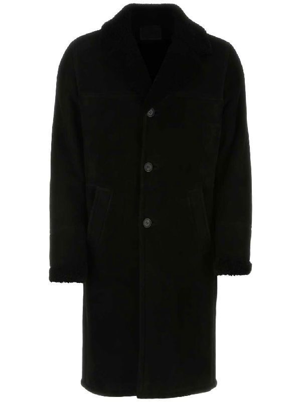 Black Shearling Coat