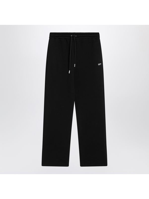 Off Logo Cotton Jogger Pants