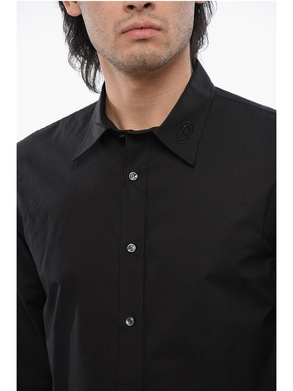 Solid Color Cotton Poplin S-BEN-CL-A Shirt Shirts