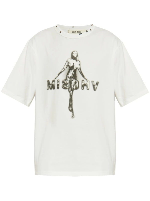Misbhv White Short Sleeve T-Shirt
