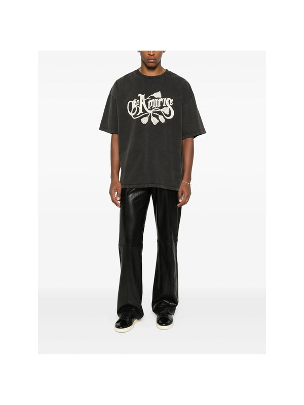 Amiri Black Half Sleeve