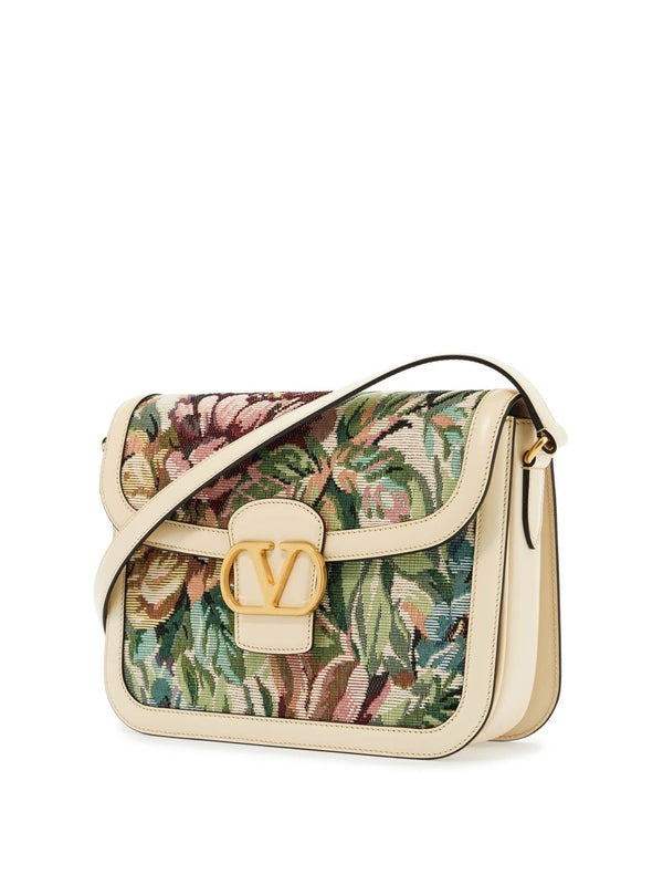 9to5 Jacquard Flower Shoulder Bag