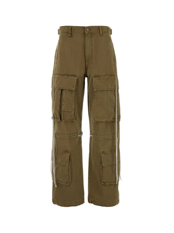 Patch Pocket Cotton Cargo Pants