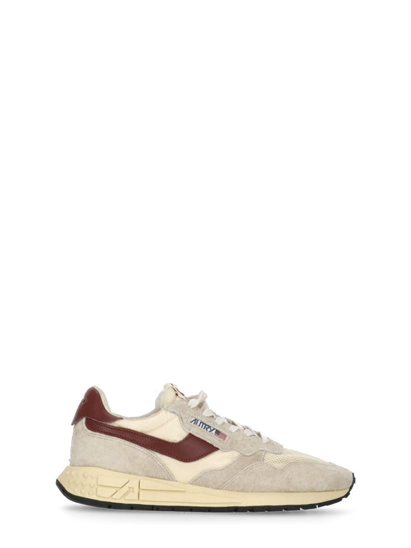 Autry Beige Low Top Sneakers