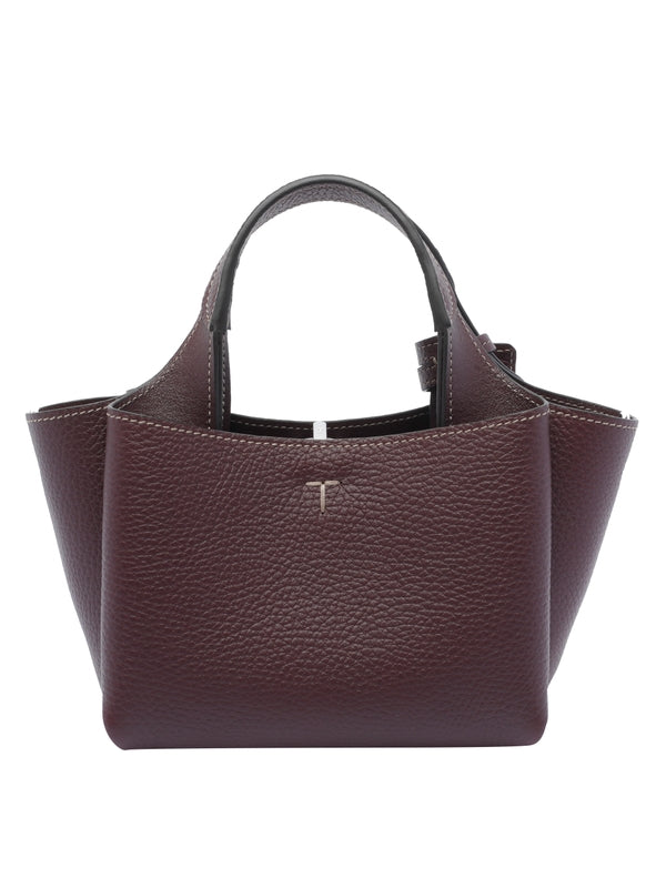 Tod'S Burgundy Tote Bags