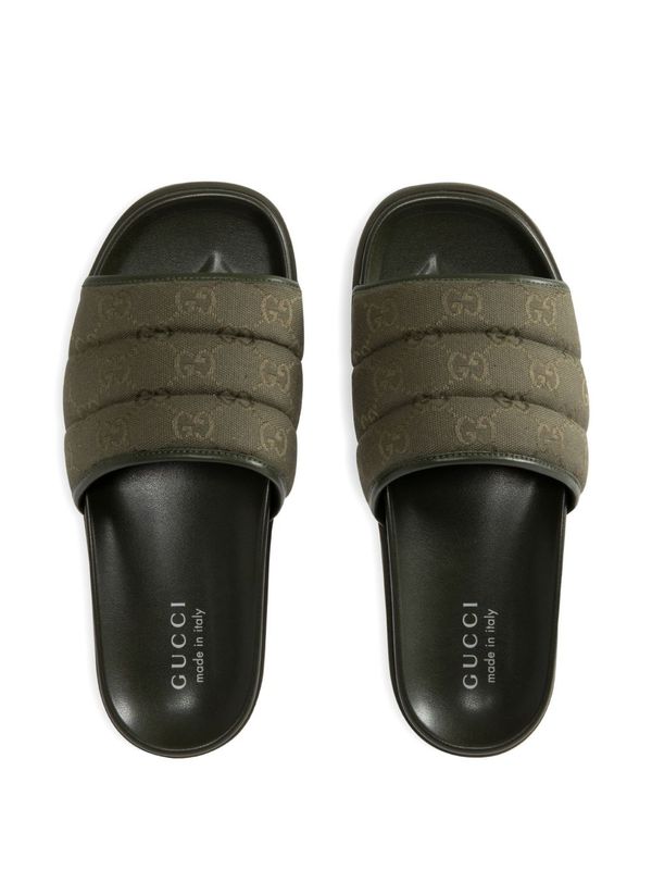 Gg Canvas Padded Slides