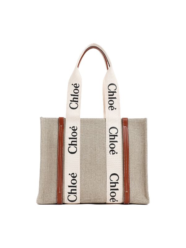 Woody Canvas Medium Tote Bag