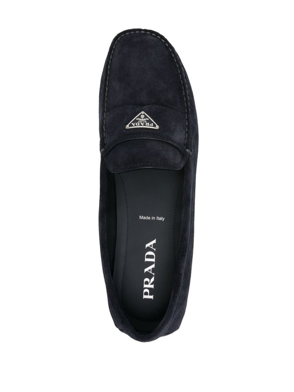 Triangle Logo Driving Shoes