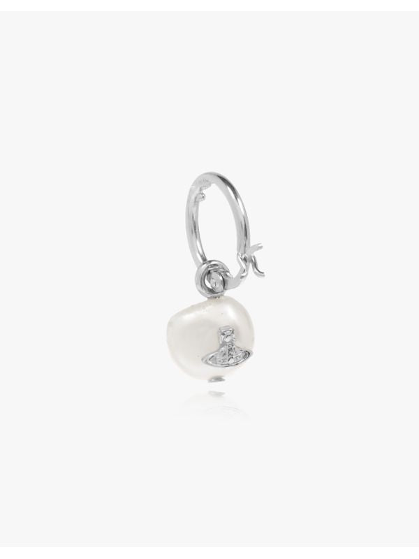 Orb Logo Pearl Single Earring