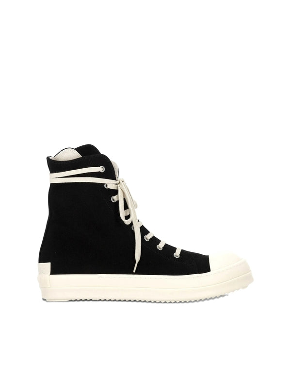 Rick Owens Drkshdw Black High Top Sneakers