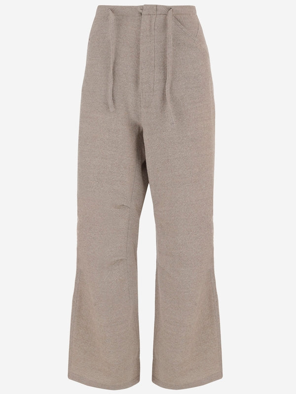 Dark Park Beige Casual Pants