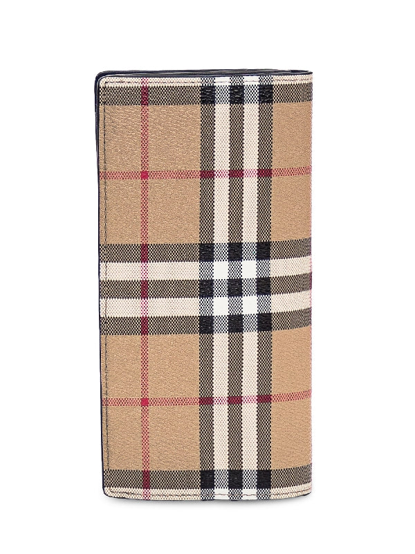 Vintage Check Flap Wallet