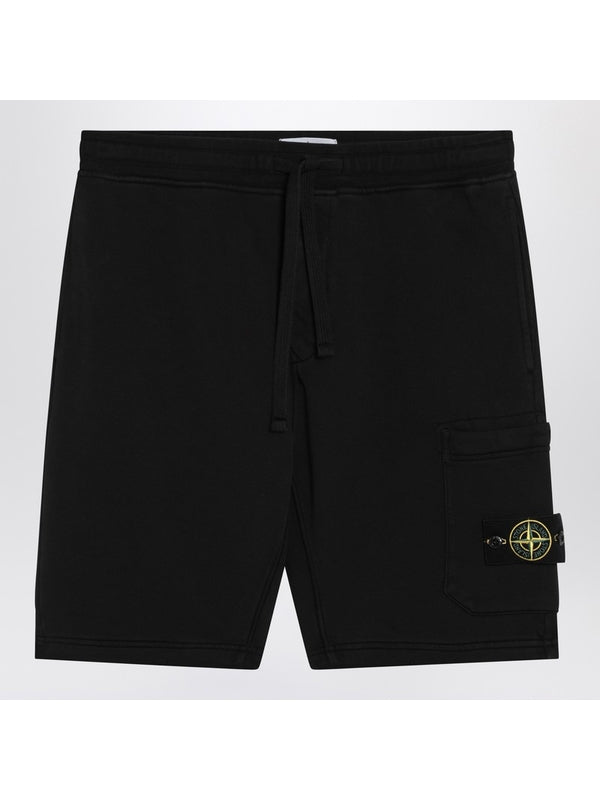 Wappen Patch Cotton Bermuda Shorts