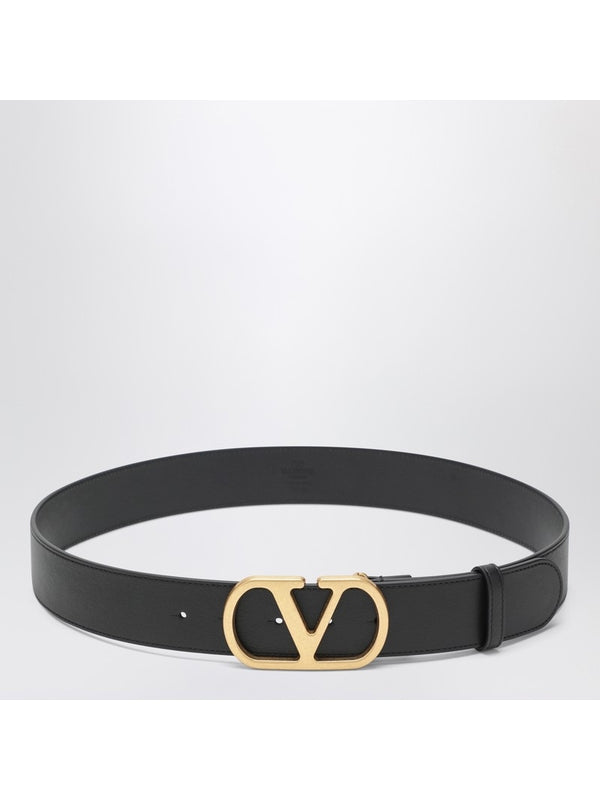 Valentino Black Leather Belts
