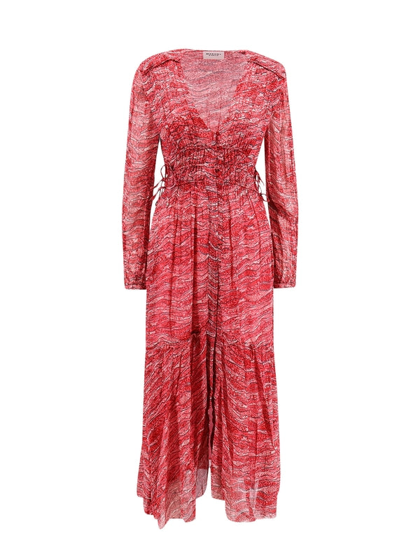 Amara All-Over Pattern Viscose Dress