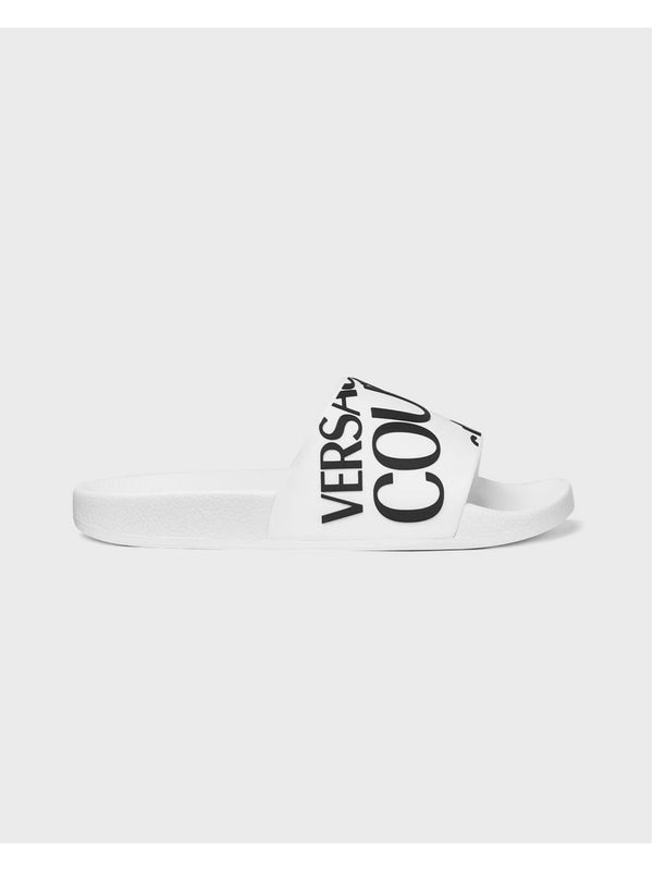 VERSACE JEANS COUTURE Sandals White Slides