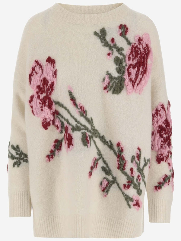 Flower Jacquard Knit