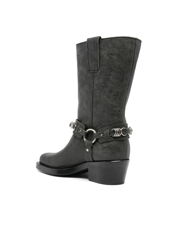 Motty Buckle Ankle Boots