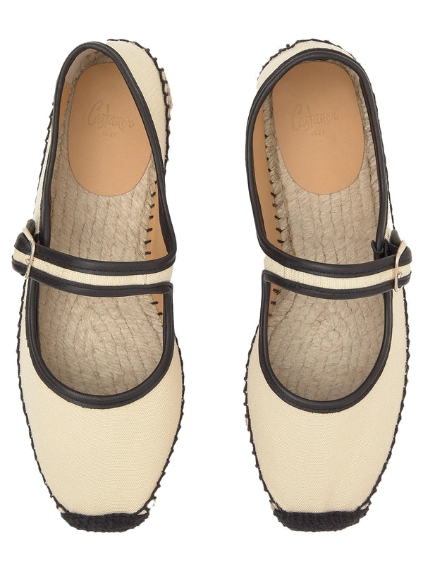 Castaner Beige Flat Shoes