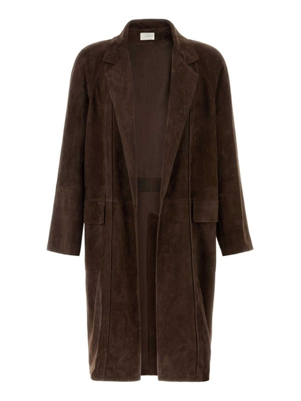 Lambskin Suede Coat