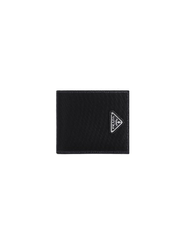 Triangle Logo Lina Nylon Wallet