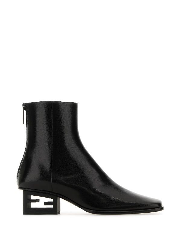 Baguette Nappa Leather Ankle Boots