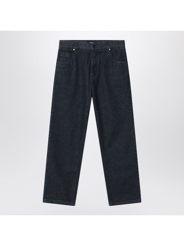 Straight-leg Denim Pants