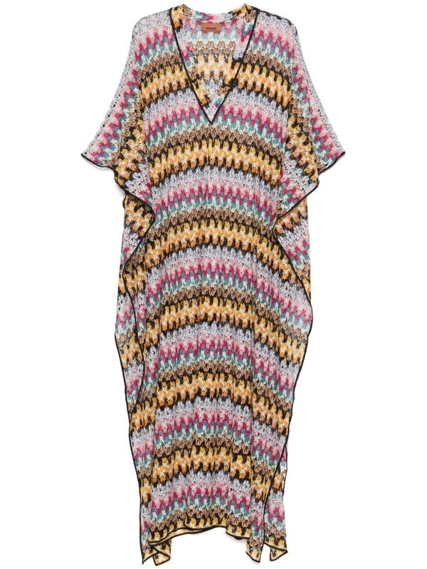 Stripe Long
  Caftan Cover-Up