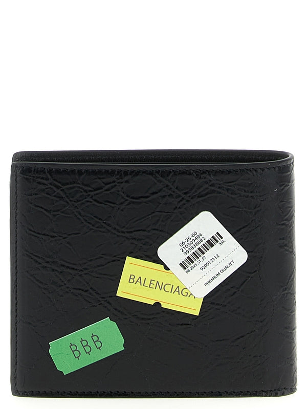 Balenciaga Logo Leather Wallet