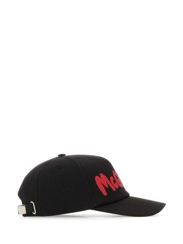 Alexander Mcqueen Black Ball Cap