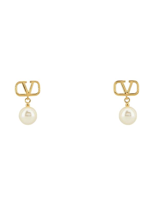 Valentino White Earrings