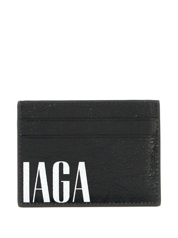 Balenciaga Black Card Holders