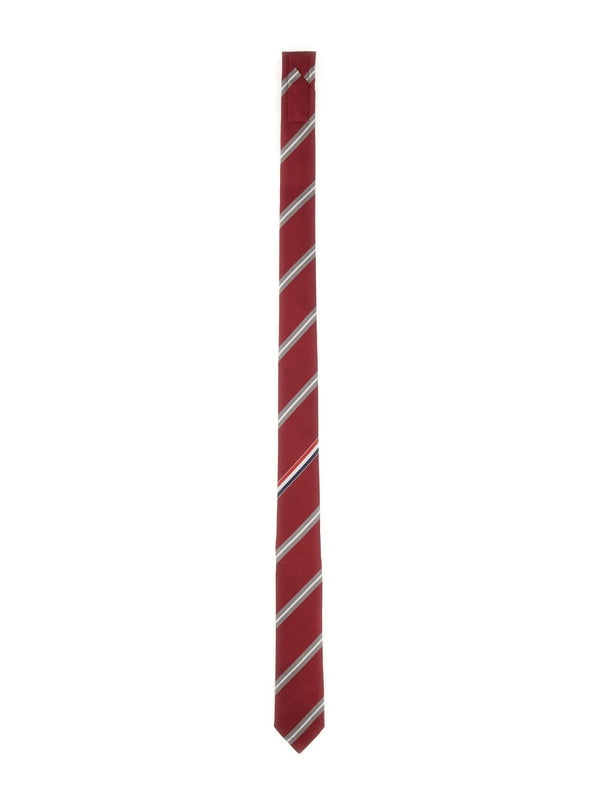 Thom Browne Burgundy Neck Ties