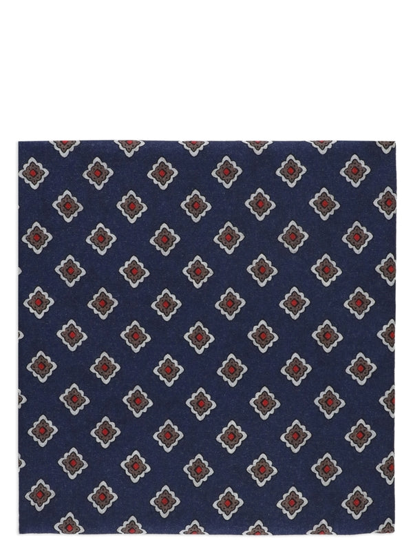 Graphic Pattern Wool Scarf