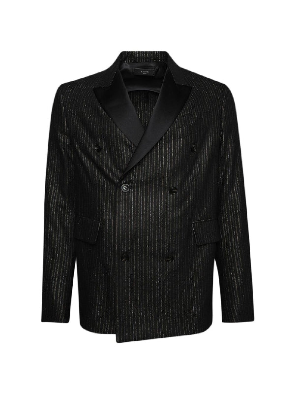 Pinstripe Double Breasted
  Jacket