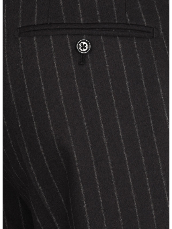 Pinstripe Wool Cashmere Setup Suit