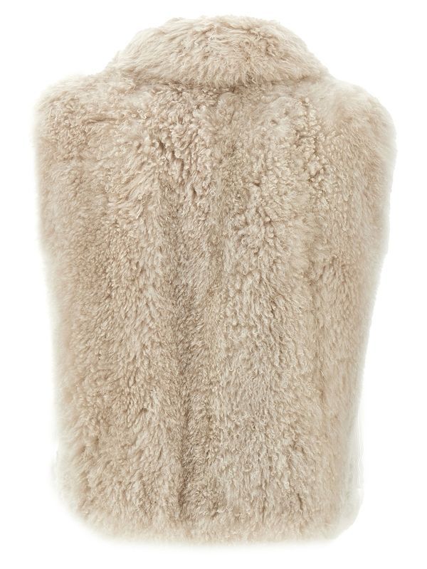 Shearling Reversible Vest Jacket