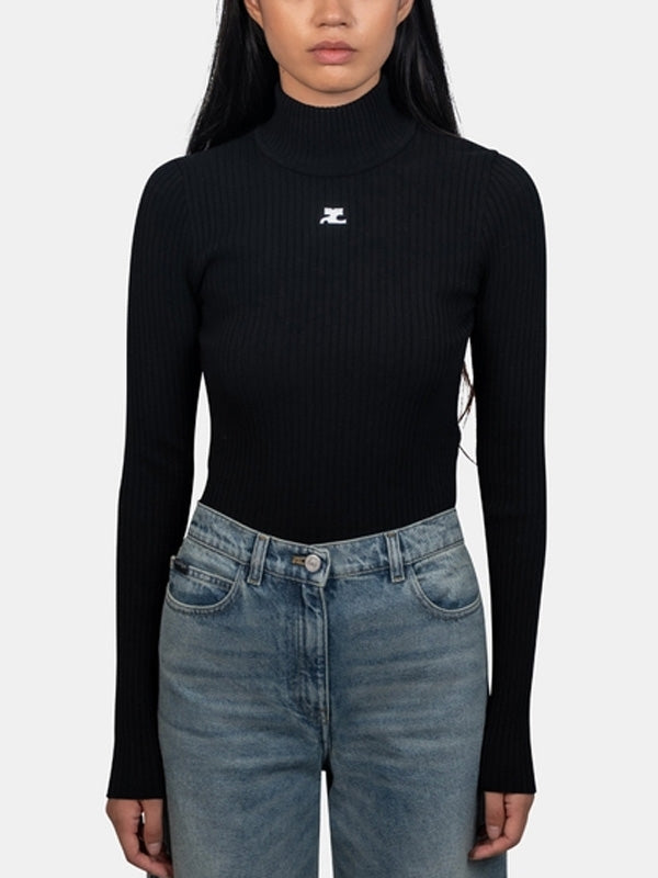 Courrèges Black Knitted