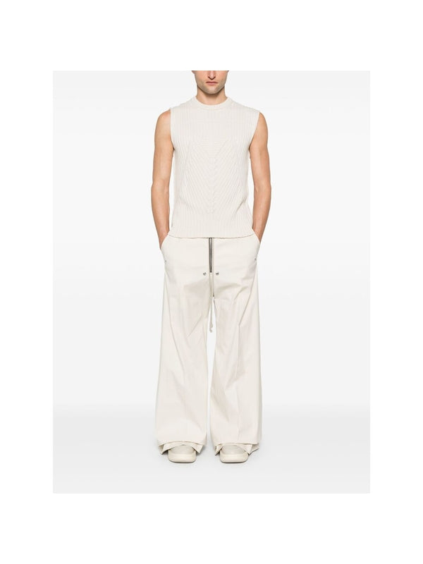 Bella Drawstring Wide Cotton
  Pants